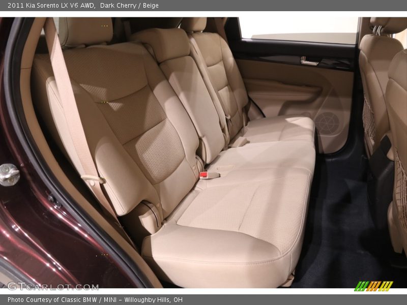 Dark Cherry / Beige 2011 Kia Sorento LX V6 AWD
