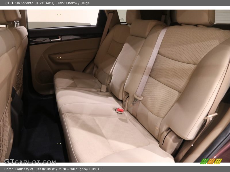 Dark Cherry / Beige 2011 Kia Sorento LX V6 AWD