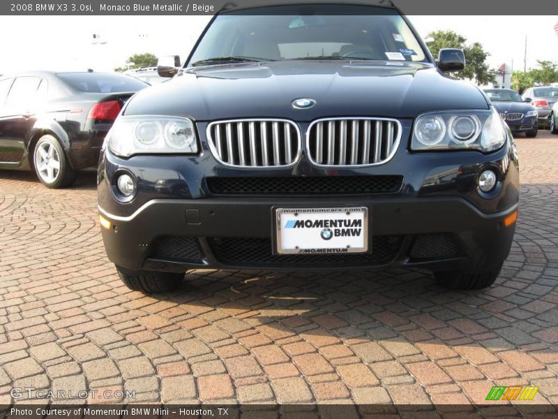 Monaco Blue Metallic / Beige 2008 BMW X3 3.0si