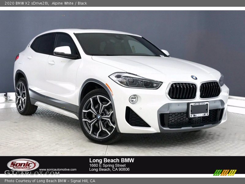 Alpine White / Black 2020 BMW X2 sDrive28i