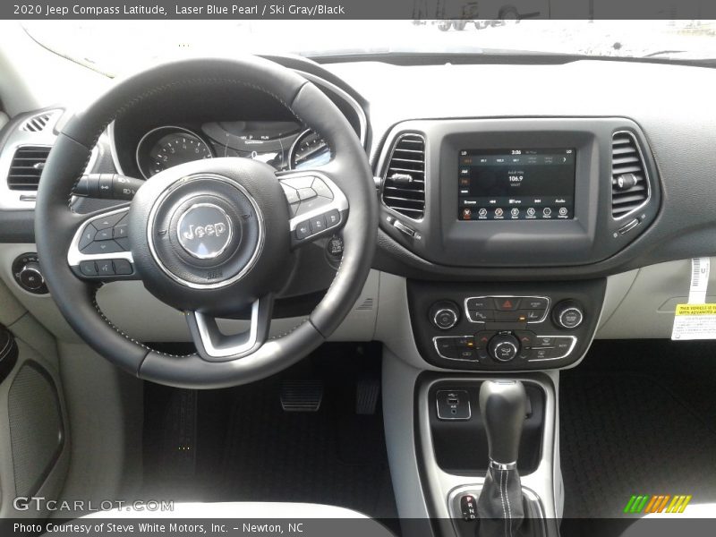 Laser Blue Pearl / Ski Gray/Black 2020 Jeep Compass Latitude