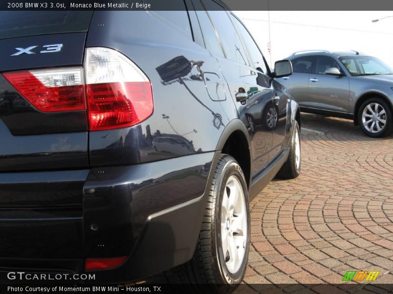 Monaco Blue Metallic / Beige 2008 BMW X3 3.0si