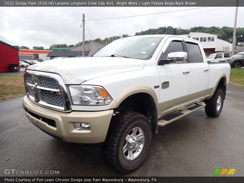 Front 3/4 View of 2012 Ram 2500 HD Laramie Longhorn Crew Cab 4x4