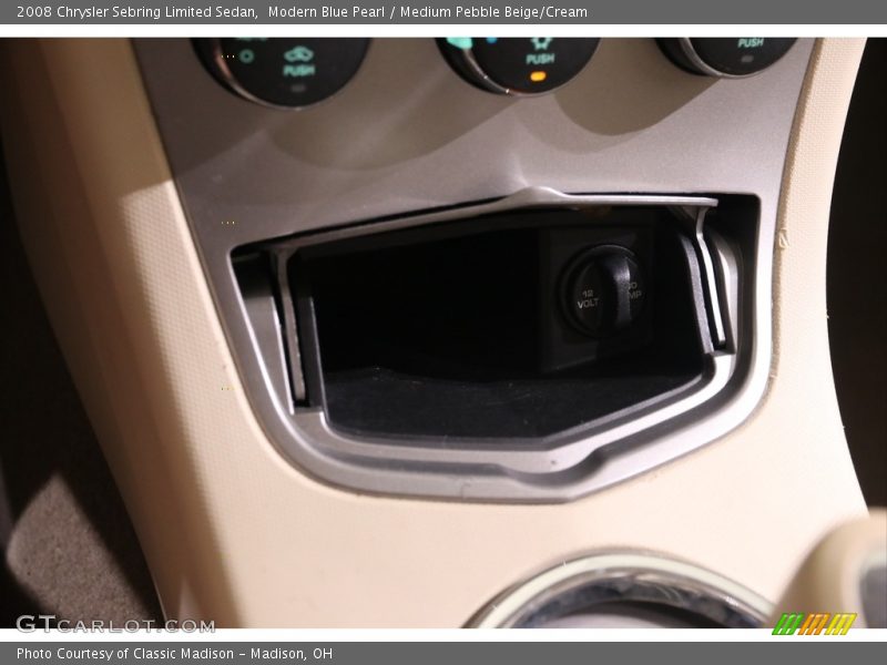 Modern Blue Pearl / Medium Pebble Beige/Cream 2008 Chrysler Sebring Limited Sedan