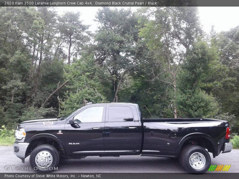 Diamond Black Crystal Pearl / Black 2020 Ram 3500 Laramie Longhorn Crew Cab 4x4