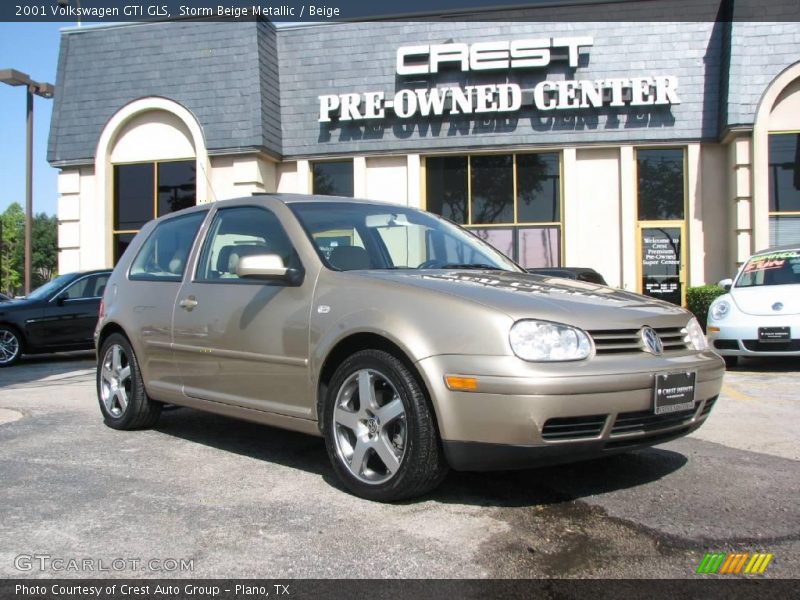Storm Beige Metallic / Beige 2001 Volkswagen GTI GLS