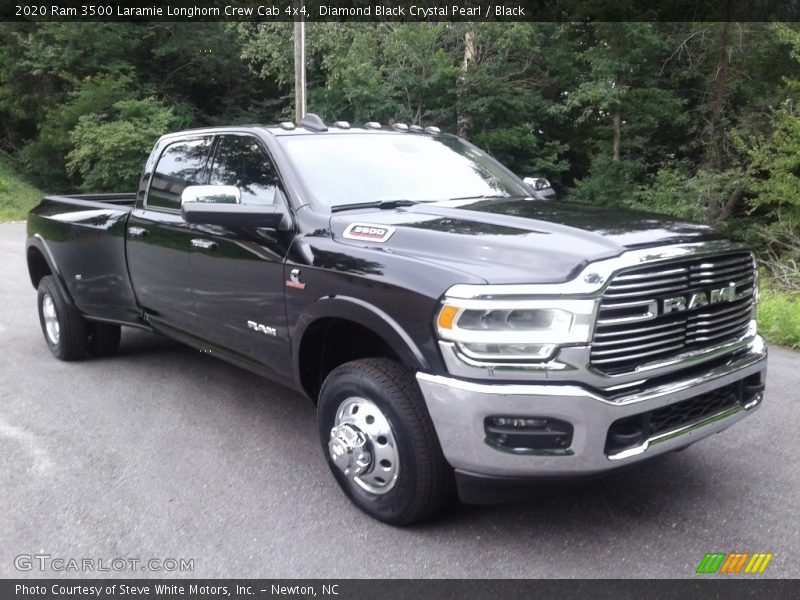 Diamond Black Crystal Pearl / Black 2020 Ram 3500 Laramie Longhorn Crew Cab 4x4