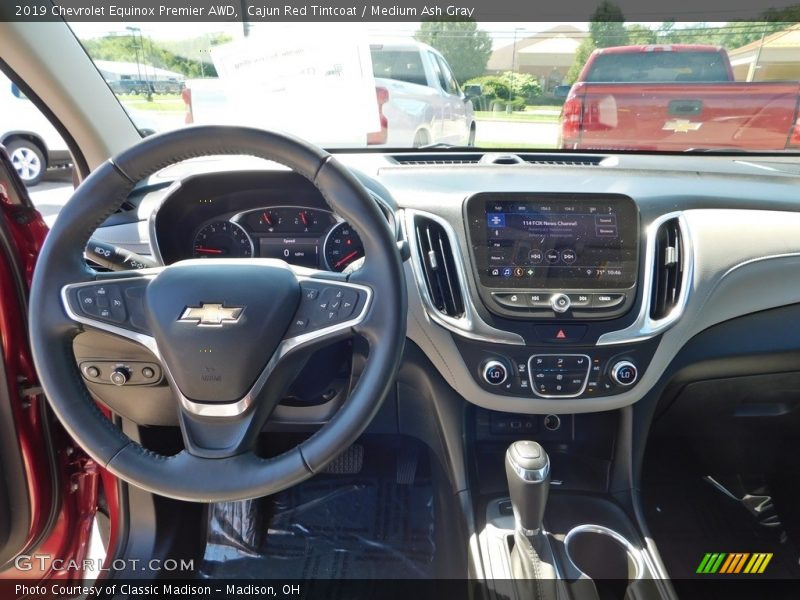 Cajun Red Tintcoat / Medium Ash Gray 2019 Chevrolet Equinox Premier AWD
