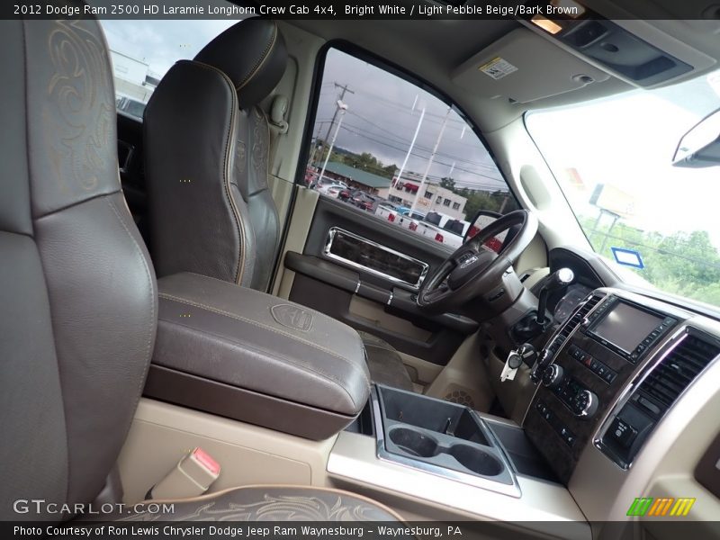 Front Seat of 2012 Ram 2500 HD Laramie Longhorn Crew Cab 4x4