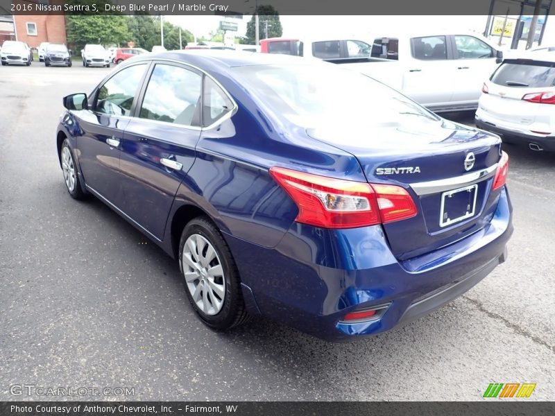 Deep Blue Pearl / Marble Gray 2016 Nissan Sentra S
