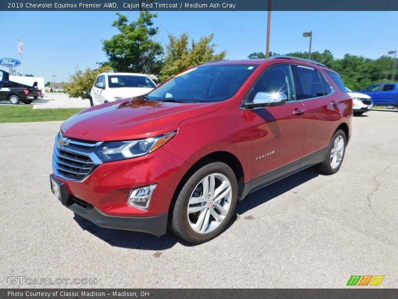 Cajun Red Tintcoat / Medium Ash Gray 2019 Chevrolet Equinox Premier AWD