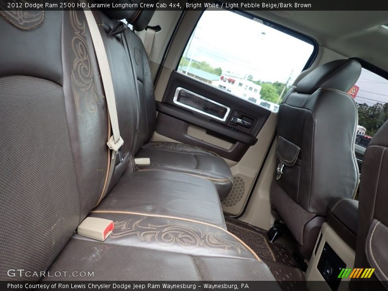 Rear Seat of 2012 Ram 2500 HD Laramie Longhorn Crew Cab 4x4