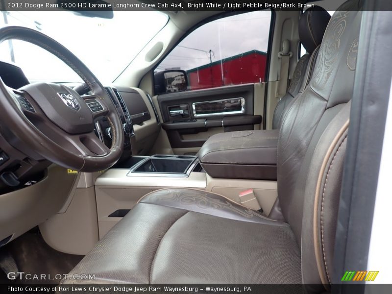 Front Seat of 2012 Ram 2500 HD Laramie Longhorn Crew Cab 4x4
