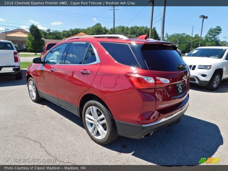 Cajun Red Tintcoat / Medium Ash Gray 2019 Chevrolet Equinox Premier AWD