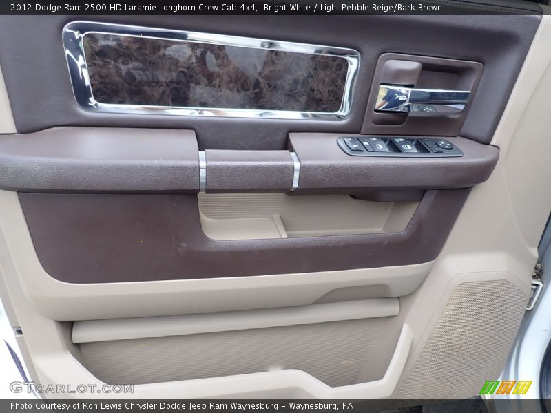 Door Panel of 2012 Ram 2500 HD Laramie Longhorn Crew Cab 4x4
