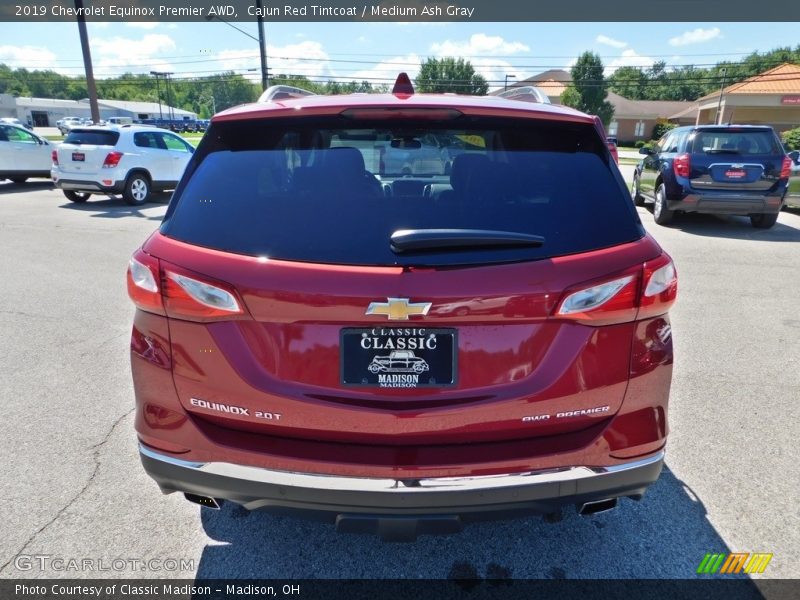 Cajun Red Tintcoat / Medium Ash Gray 2019 Chevrolet Equinox Premier AWD