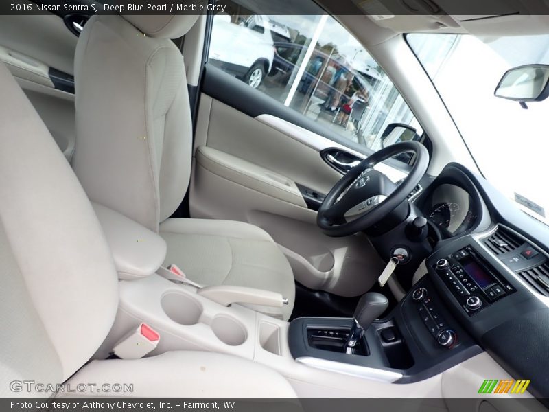 Deep Blue Pearl / Marble Gray 2016 Nissan Sentra S