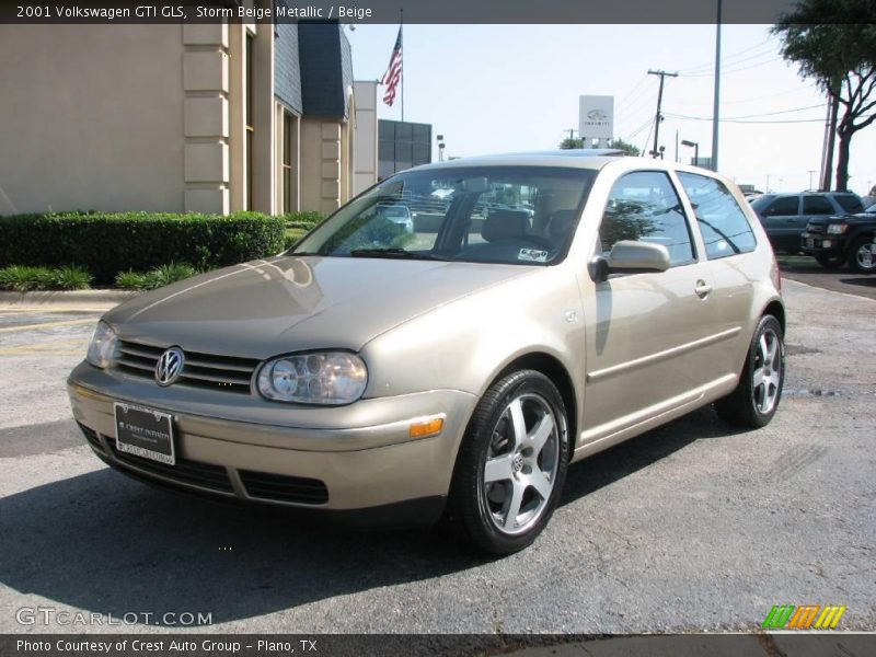 Storm Beige Metallic / Beige 2001 Volkswagen GTI GLS