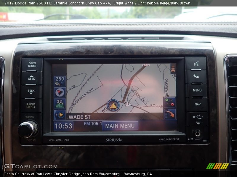 Navigation of 2012 Ram 2500 HD Laramie Longhorn Crew Cab 4x4