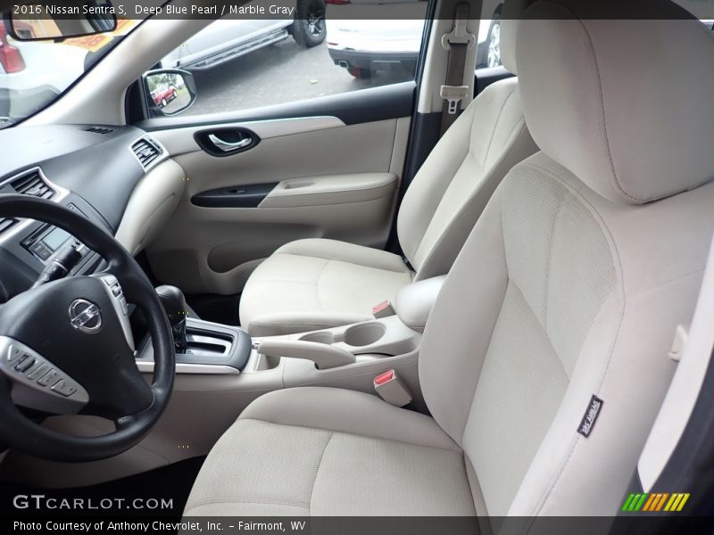 Front Seat of 2016 Sentra S