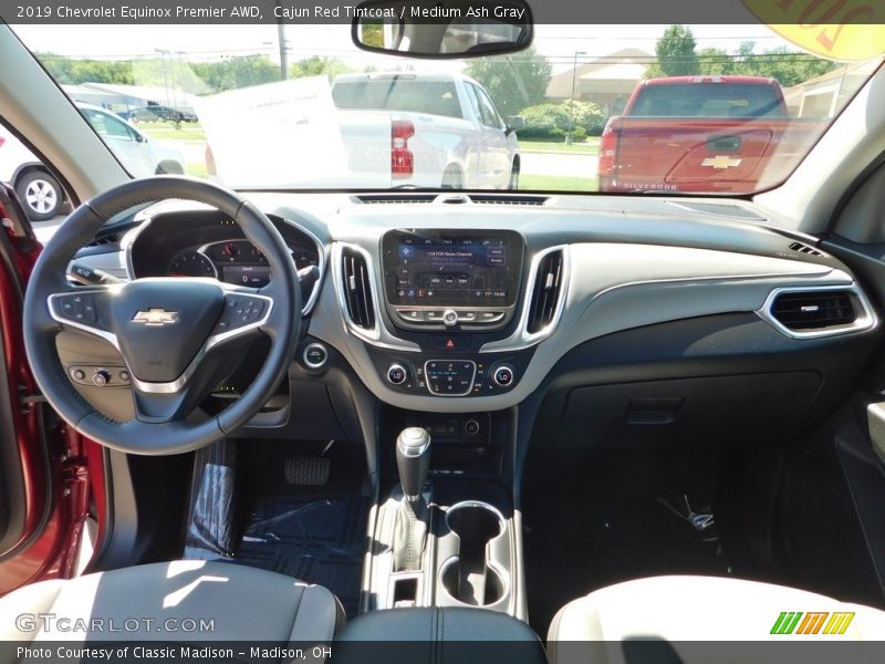 Cajun Red Tintcoat / Medium Ash Gray 2019 Chevrolet Equinox Premier AWD