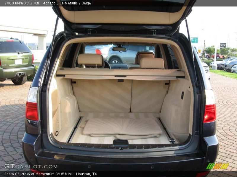 Monaco Blue Metallic / Beige 2008 BMW X3 3.0si