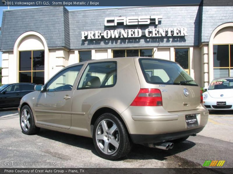 Storm Beige Metallic / Beige 2001 Volkswagen GTI GLS