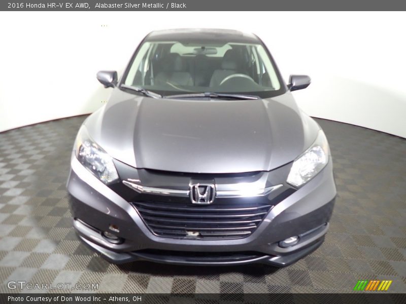 Alabaster Silver Metallic / Black 2016 Honda HR-V EX AWD