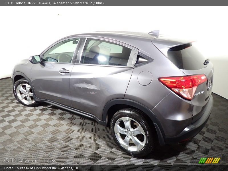 Alabaster Silver Metallic / Black 2016 Honda HR-V EX AWD