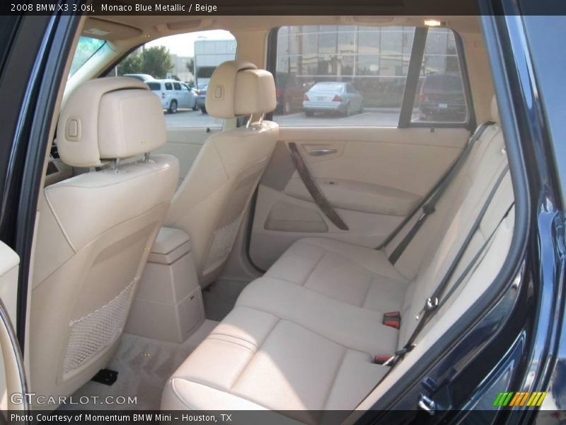 Monaco Blue Metallic / Beige 2008 BMW X3 3.0si