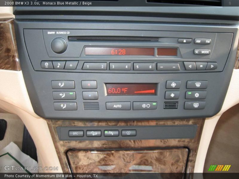 Monaco Blue Metallic / Beige 2008 BMW X3 3.0si