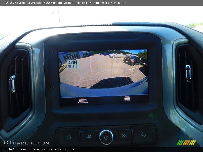 Summit White / Jet Black 2020 Chevrolet Silverado 1500 Custom Double Cab 4x4