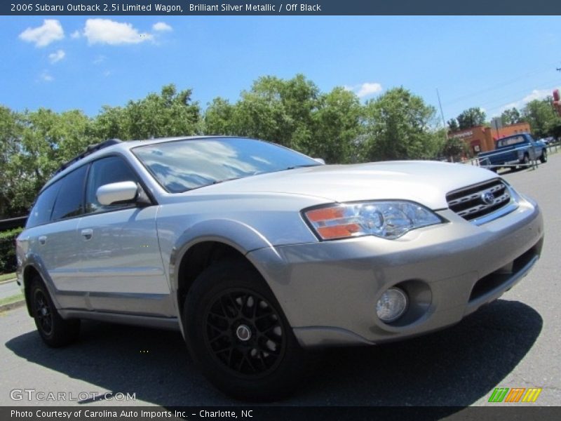Brilliant Silver Metallic / Off Black 2006 Subaru Outback 2.5i Limited Wagon