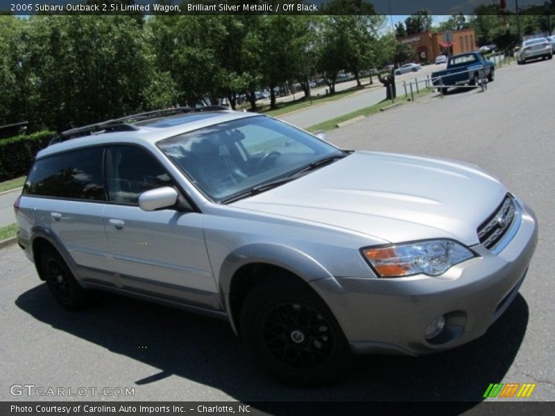 Brilliant Silver Metallic / Off Black 2006 Subaru Outback 2.5i Limited Wagon