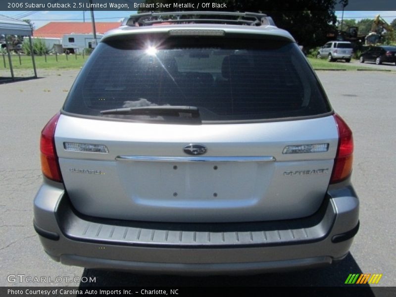 Brilliant Silver Metallic / Off Black 2006 Subaru Outback 2.5i Limited Wagon