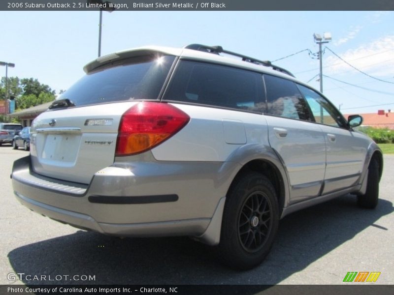 Brilliant Silver Metallic / Off Black 2006 Subaru Outback 2.5i Limited Wagon