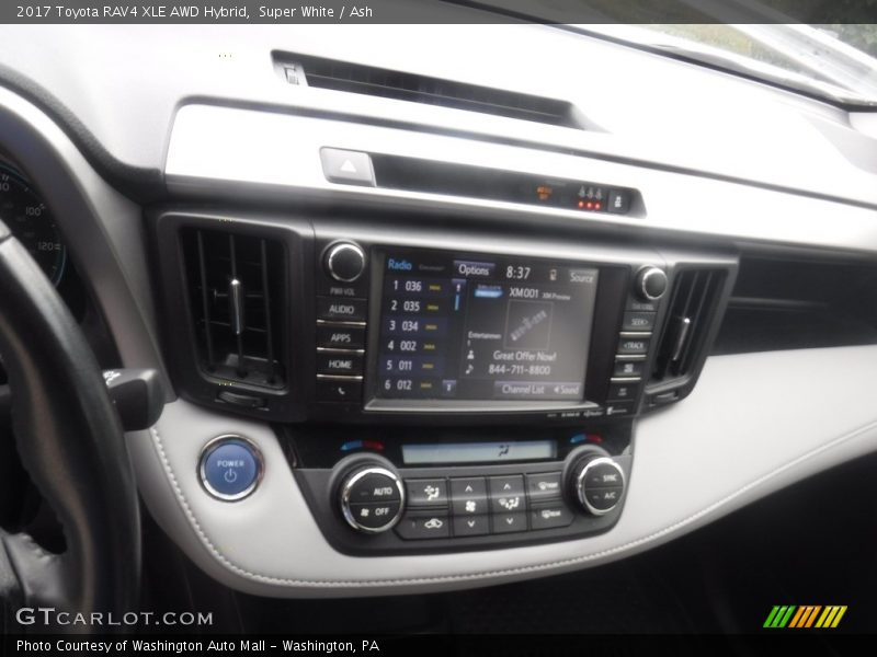 Super White / Ash 2017 Toyota RAV4 XLE AWD Hybrid