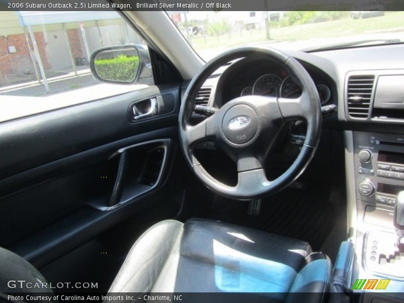 Brilliant Silver Metallic / Off Black 2006 Subaru Outback 2.5i Limited Wagon