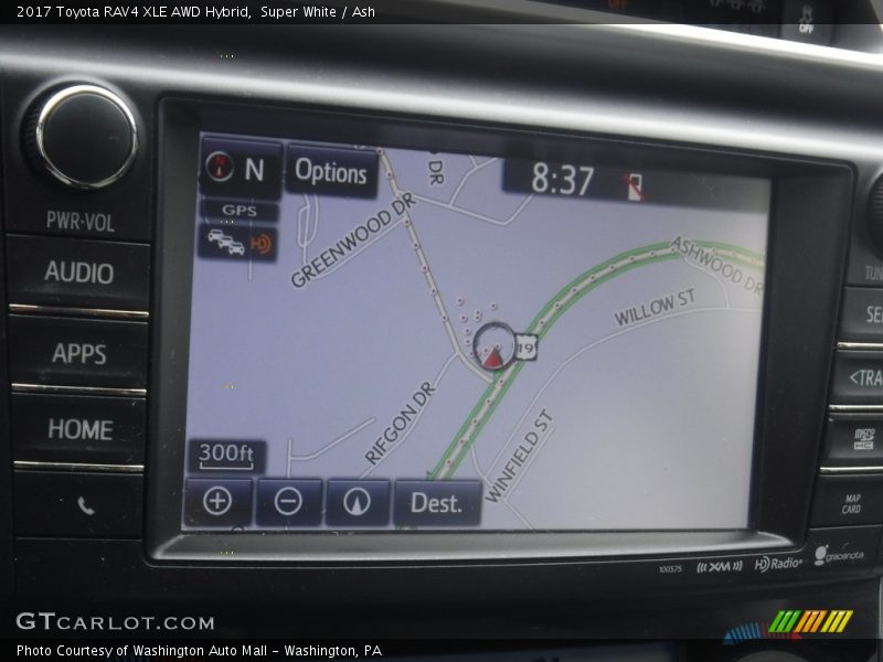 Super White / Ash 2017 Toyota RAV4 XLE AWD Hybrid