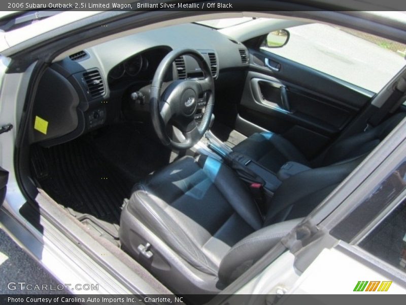 Brilliant Silver Metallic / Off Black 2006 Subaru Outback 2.5i Limited Wagon