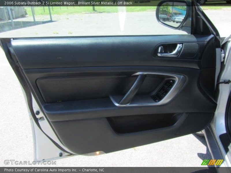 Brilliant Silver Metallic / Off Black 2006 Subaru Outback 2.5i Limited Wagon