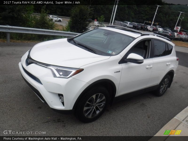 Super White / Ash 2017 Toyota RAV4 XLE AWD Hybrid