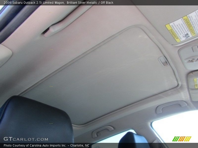 Brilliant Silver Metallic / Off Black 2006 Subaru Outback 2.5i Limited Wagon