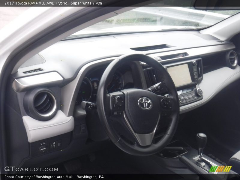 Super White / Ash 2017 Toyota RAV4 XLE AWD Hybrid