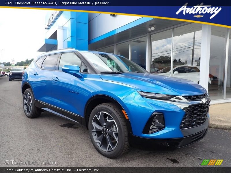 Bright Blue Metallic / Jet Black 2020 Chevrolet Blazer RS AWD