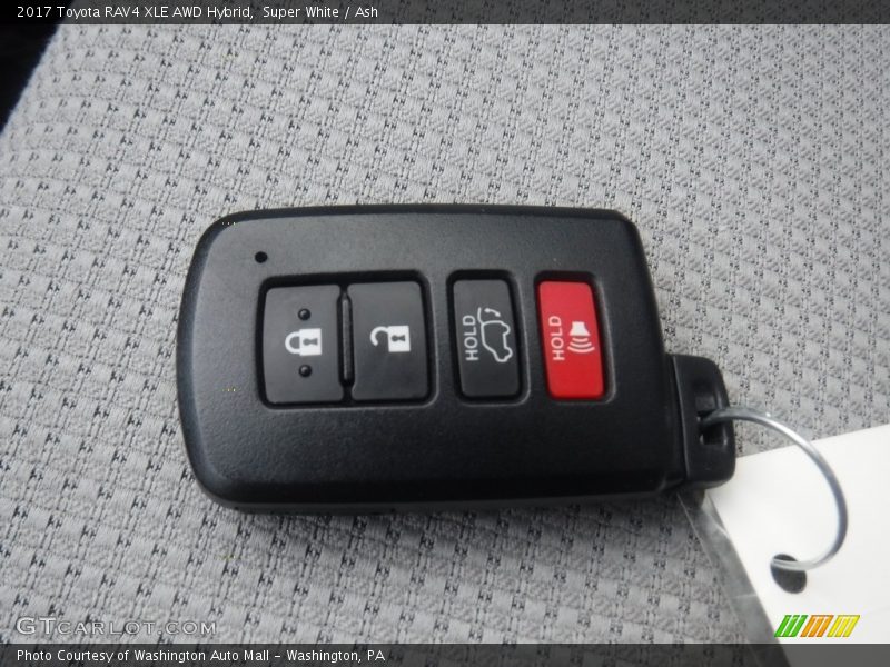 Super White / Ash 2017 Toyota RAV4 XLE AWD Hybrid