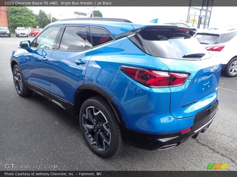 Bright Blue Metallic / Jet Black 2020 Chevrolet Blazer RS AWD