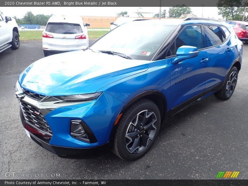 Bright Blue Metallic / Jet Black 2020 Chevrolet Blazer RS AWD