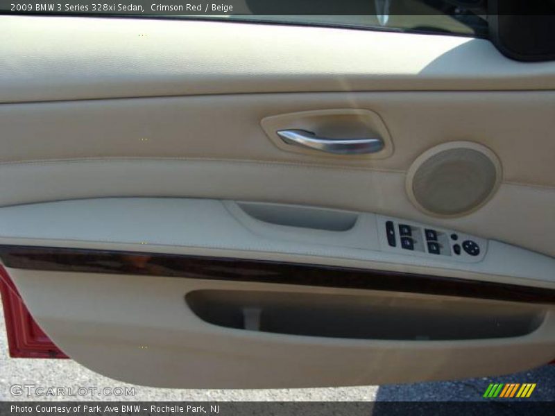 Crimson Red / Beige 2009 BMW 3 Series 328xi Sedan