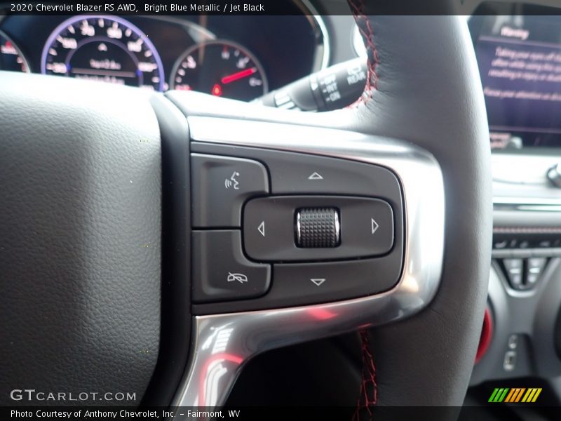 Bright Blue Metallic / Jet Black 2020 Chevrolet Blazer RS AWD